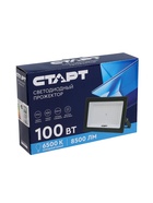 Прожектор светодиодный СТАРТ, 100 Вт, 8500 Лм, 6500К, IP65, чёрный - Фото 6