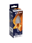 Лампа светодиодная СТАРТ, 10 Вт, Е14, С37, 4000К, 800 Лм, свечение нейтральное белое - Фото 1