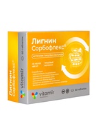 Лигнин Сорбофлекс «Витамир», для выведения токсинов и поддержания здоровья ЖКТ, 60 таблеток - фото 59412106