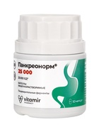 Панкреонорм «Витамир» поддержка пищеварения и работы поджелудочной железы, 25 000, 50 капсул - фото 59412154
