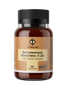 Витаминно-минеральный комплекс от A до Zn TETRALAB, поддержка иммунитета, энергии и здоровья организма, 60 таблеток - Фото 1
