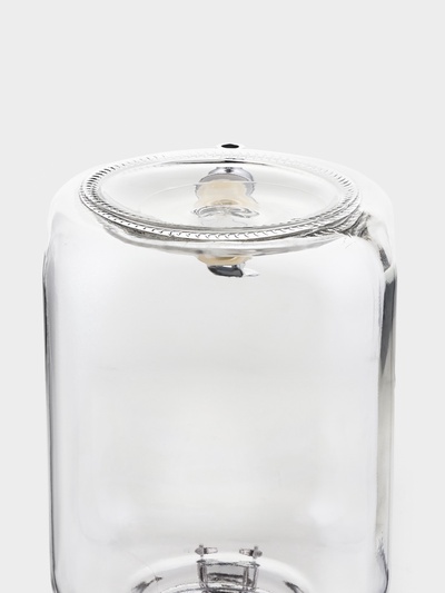 Диспенсер для напитков Magistro «Бугель», 3 л, 11.5×17 см, с краном и бугельным замком, стекло, прозрачный