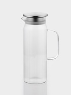 Кувшин Magistro «Грани», 1.2 л, 13×9×25, металлическая крышка-сито, стекло, прозрачный - Фото 2