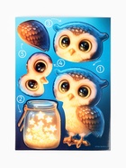 Аппликация объемная со звездочками оригами «Милая совушка», набор для творчества  (артикул 10840576)  большой выбор товаров оптом и в розницу по низким ценам с доставкой