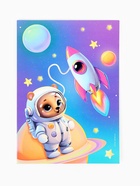 Аппликация объемная со звездочками оригами «Мишка в космосе», набор для творчества  (артикул 10840579)  большой выбор товаров оптом и в розницу по низким ценам с доставкой