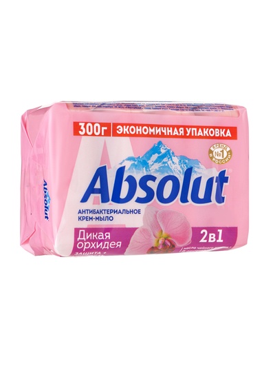 Крем-мыло антибактериальное Absolut, дикая орхидея, 4×75 г