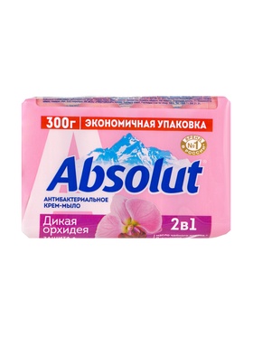 Крем-мыло антибактериальное Absolut, дикая орхидея, 4×75 г
