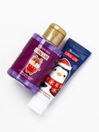 Новогодний подарочный набор косметики «Счастья до небес», гель для душа 110 мл и крем для рук 30 мл, URAL LAB - фото 118994823