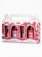 Новогодний подарочный набор косметики «С Новым годом», гель для душа 2 шт., крем для рук 2 шт., URAL LAB 10891359