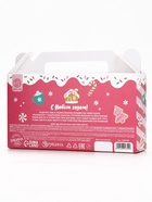 Новогодний подарочный набор косметики «С Новым годом», гель для душа 2 шт., крем для рук 2 шт., URAL LAB 10891359