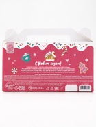 Новогодний подарочный набор косметики «С Новым годом», гель для душа 2 шт., крем для рук 2 шт., URAL LAB 10891359