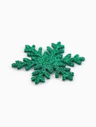 Снежинки зелёные, на клеевой основе, 3 × 3 см (набор 12 шт) - фото 809264721