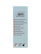 Портативная колонка - сумка LAB-85, 10 Вт, 2500 мАч, с подсветкой, поддержка карты памяти, чёрная - фото 51858333