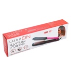 УЦЕНКА Щипцы-гофре Luazon LW-19, 40 Вт, алюминиевое покрытие, 100×40 мм, 220 °C, желтые - Фото 4