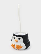 Ёршик для унитаза с подставкой «Пингвин», фарфор - фото 59412418 Ёршик для унитаза с подставкой «Пингвин», фарфор - фото 59412418