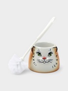 Ёршик для унитаза с подставкой «Кошка», фарфор, МИКС - фото 59412427