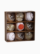 Набор новогодних шаров «Орсон», d=8 см, 9 шт., пластик, нежность 10875269