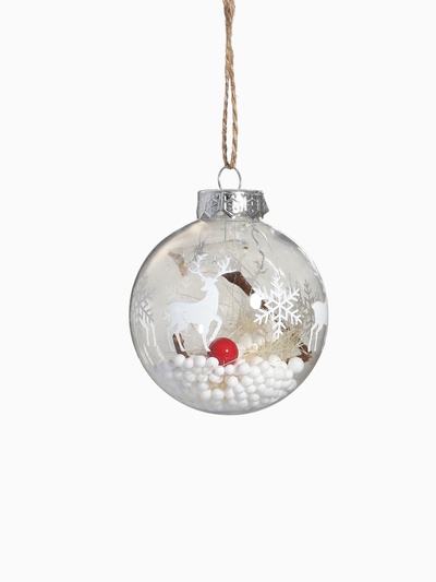 Набор новогодних шаров «Орсон», d=8 см, 9 шт. пластик, грация