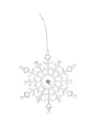 Подвеска светодиодная «Снежинка» 14 см, 1 LED, от батареек LR41×3, свечение синее/красное - Фото 4