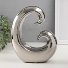 УЦЕНКА Сувенир керамика «Абстракция. Амулет» серебро 17×5.5×19 см 10947503