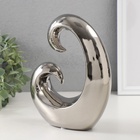 УЦЕНКА Сувенир керамика «Абстракция. Амулет» серебро 17×5.5×19 см 10947503