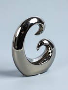 УЦЕНКА Сувенир керамика «Абстракция. Амулет» серебро 17×5.5×19 см 10947503