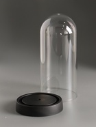 УЦЕНКА Купол-клош на подставке пластик 9.5×9.5×19 см - Фото 2