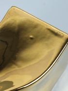 УЦЕНКА Подсвечник керамика на 1 свечу «Изгиб» d=3.5 см золото 6.5×6.5×17.5 см - Фото 6