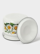 Бидон эмалированный, 2 л, с ручкой и крышкой, белый - Фото 6