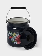 Бидон эмалированный «Апрель», 3 л, с ручкой и крышкой, чёрный - Фото 5