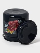 Бидон эмалированный «Апрель», 3 л, с ручкой и крышкой, чёрный - Фото 6