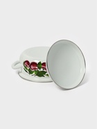 Кастрюля эмалированная «Вишнёвый сад», 2 л, белая 10940073 Кастрюля эмалированная «Вишнёвый сад», 2 л, белая 10940073