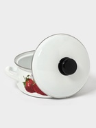 Кастрюля эмалированная, 2 л, d=20.5 см, с крышкой, белая - Фото 4