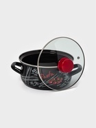 Кастрюля эмалированная «Болоньезе», 2 л, d=20.4 см, с крышкой, чёрная - Фото 4