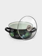 Кастрюля эмалированная «Мохито», 2 л, d=20.5 см, с крышкой, чёрная - Фото 4