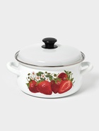 Кастрюля эмалированная, 3 л, d=23 см, с крышкой, белая - Фото 3