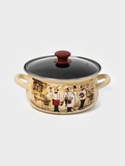 Кастрюля эмалированная «Сомелье», 3 л, d=23.1 см, с крышкой, цвет слоновой кости - Фото 3