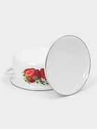 Кастрюля эмалированная, 4 л, с крышкой, белая 10940083 Кастрюля эмалированная, 4 л, с крышкой, белая 10940083