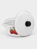 Кастрюля эмалированная, 4 л, d=26 см, с крышкой, белая - Фото 4