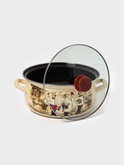 Кастрюля эмалированная «Сомелье», 4 л, d=26.2 см, цвет слоновой кости - фото 60869460