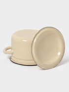 Кастрюля эмалированная, 2 л, d=17 см, с крышкой, цилиндрическая, цвет слоновой кости - Фото 3