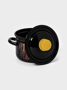 Кастрюля эмалированная «Карри», 2 л, d=17 см, чёрная - Фото 2