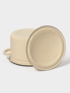 Кастрюля эмалированная, 4 л, d=21.3 см, с крышкой, цилиндрическая, цвет слоновой кости - Фото 3