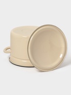 Кастрюля эмалированная, 6 л, d=23.5 см, с крышкой, цилиндрическая, цвет слоновой кости - Фото 5