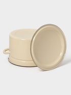 Кастрюля эмалированная, 8 л, d=26.5 см, с крышкой, цилиндрическая, цвет слоновой кости - Фото 3