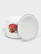 Кастрюля эмалированная, 9 л, d=26.5 см, с крышкой, белая - Фото 5