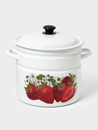 Кастрюля эмалированная, 10 л, d=26.6 см, с крышкой, белая - Фото 3