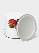 Кастрюля эмалированная, 10 л, d=26.6 см, с крышкой, белая - Фото 5