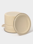 Кастрюля эмалированная, 10 л, d=26.5 см, с крышкой, цилиндрическая, цвет слоновой кости - Фото 3