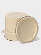 Кастрюля эмалированная, 12 л, d=26.6 см, с крышкой, цилиндрическая, цвет слоновой кости - Фото 3